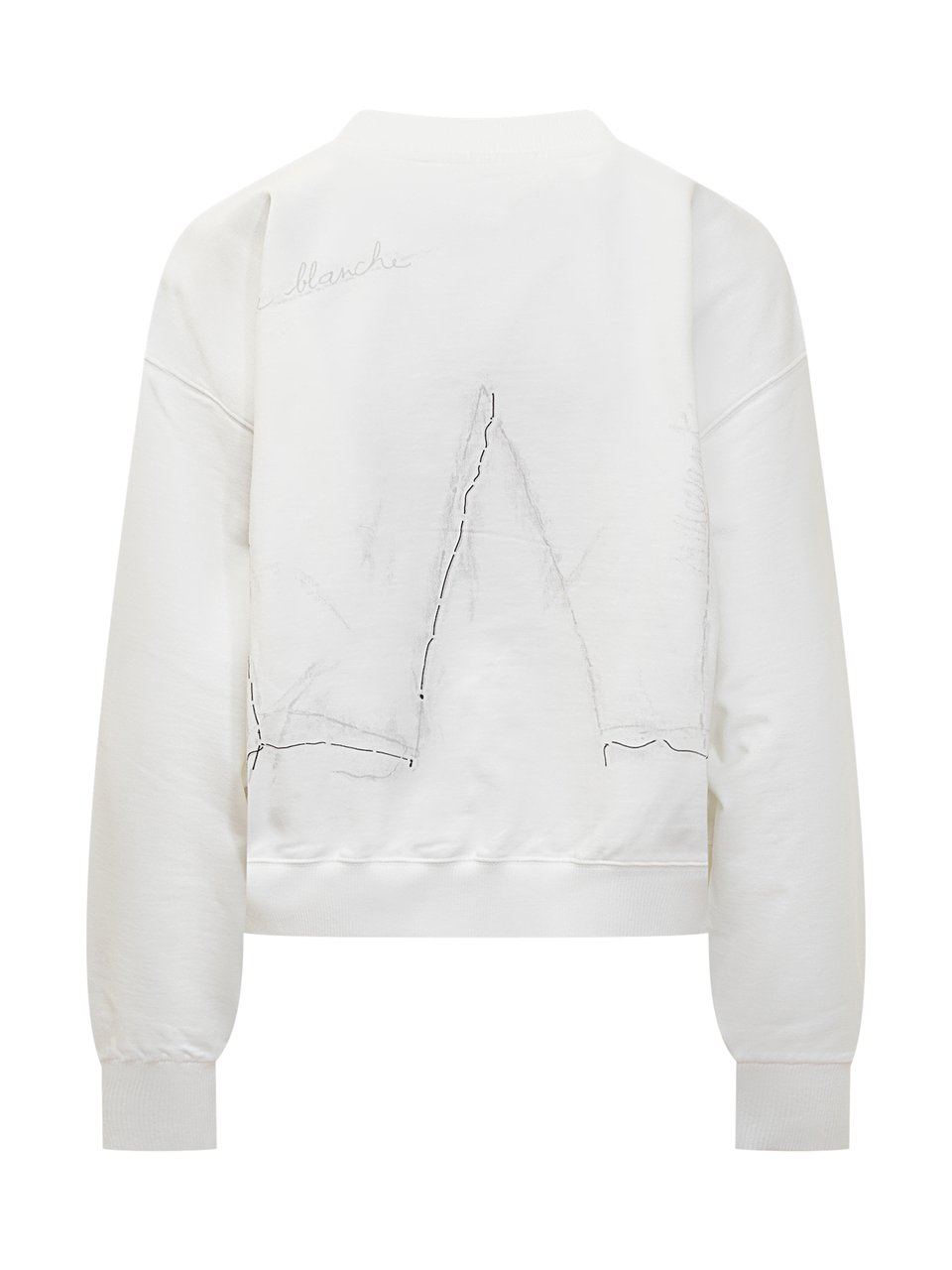 Givenchy Felpa bianca Givenchy con logo Wit