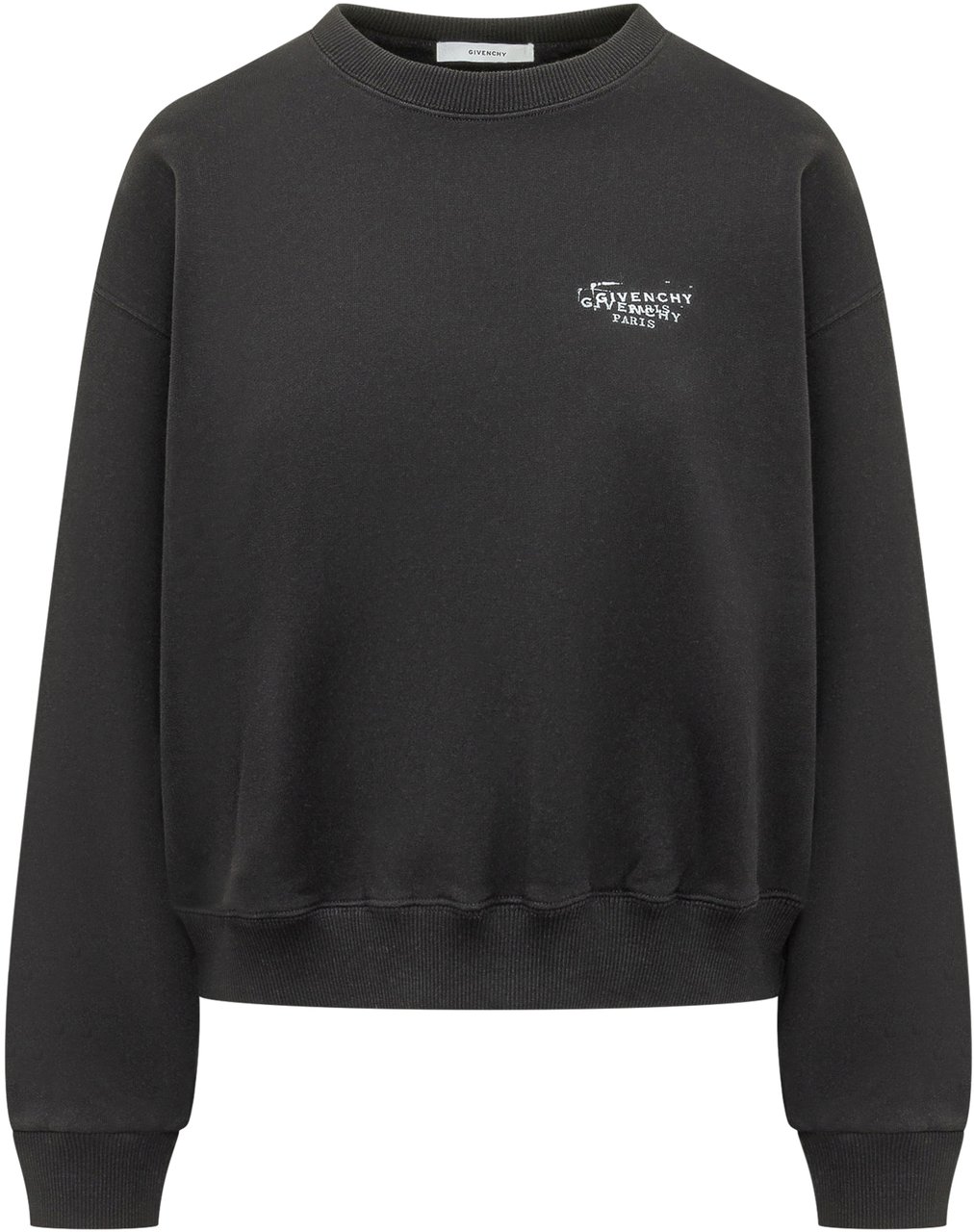 Givenchy Felpa Girocollo Con Stampa Grafica Donkergrijs