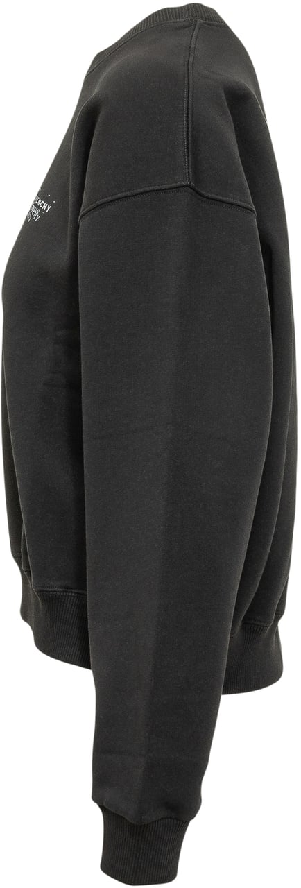 Givenchy Felpa Girocollo Con Stampa Grafica Donkergrijs
