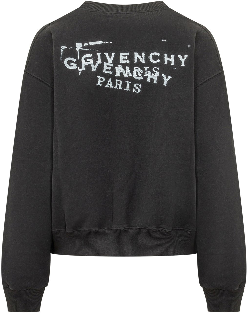 Givenchy Felpa Girocollo Con Stampa Grafica Donkergrijs