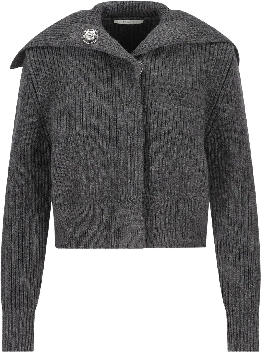 Givenchy Sweaters Grey Donkergrijs