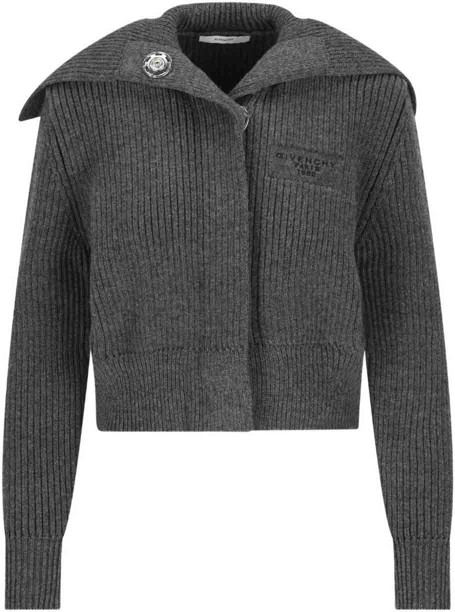 Givenchy Sweaters Slate Blend Grijs