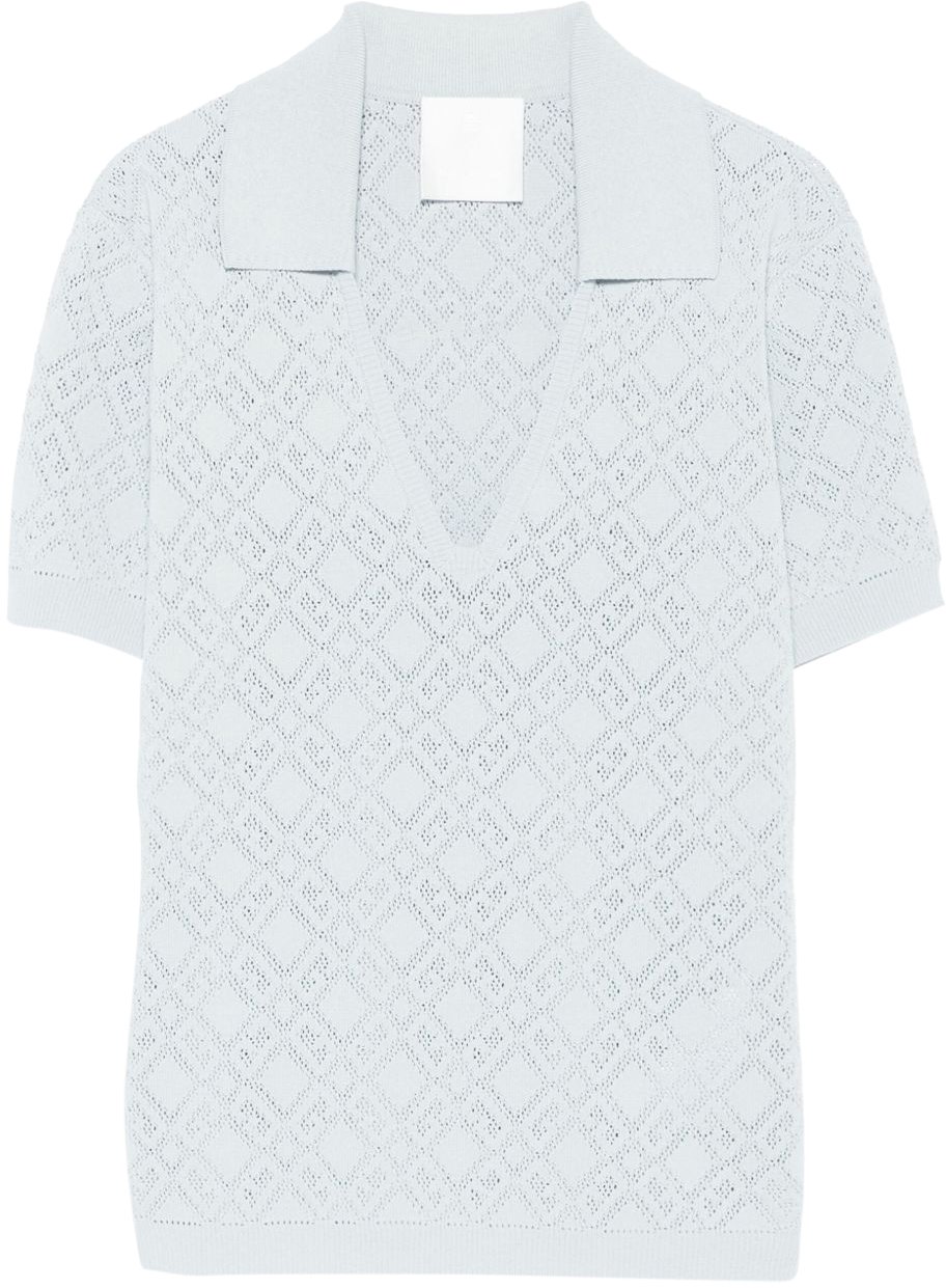 Givenchy Top Bleu Pale Blauw