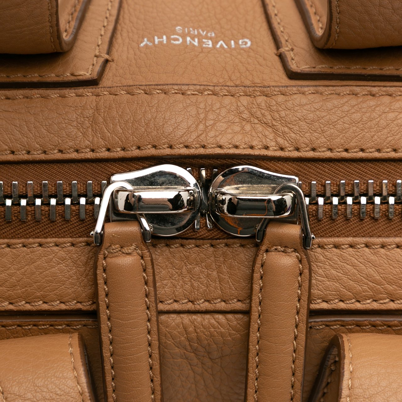 Givenchy Small Leather Nightingale Satchel Bruin