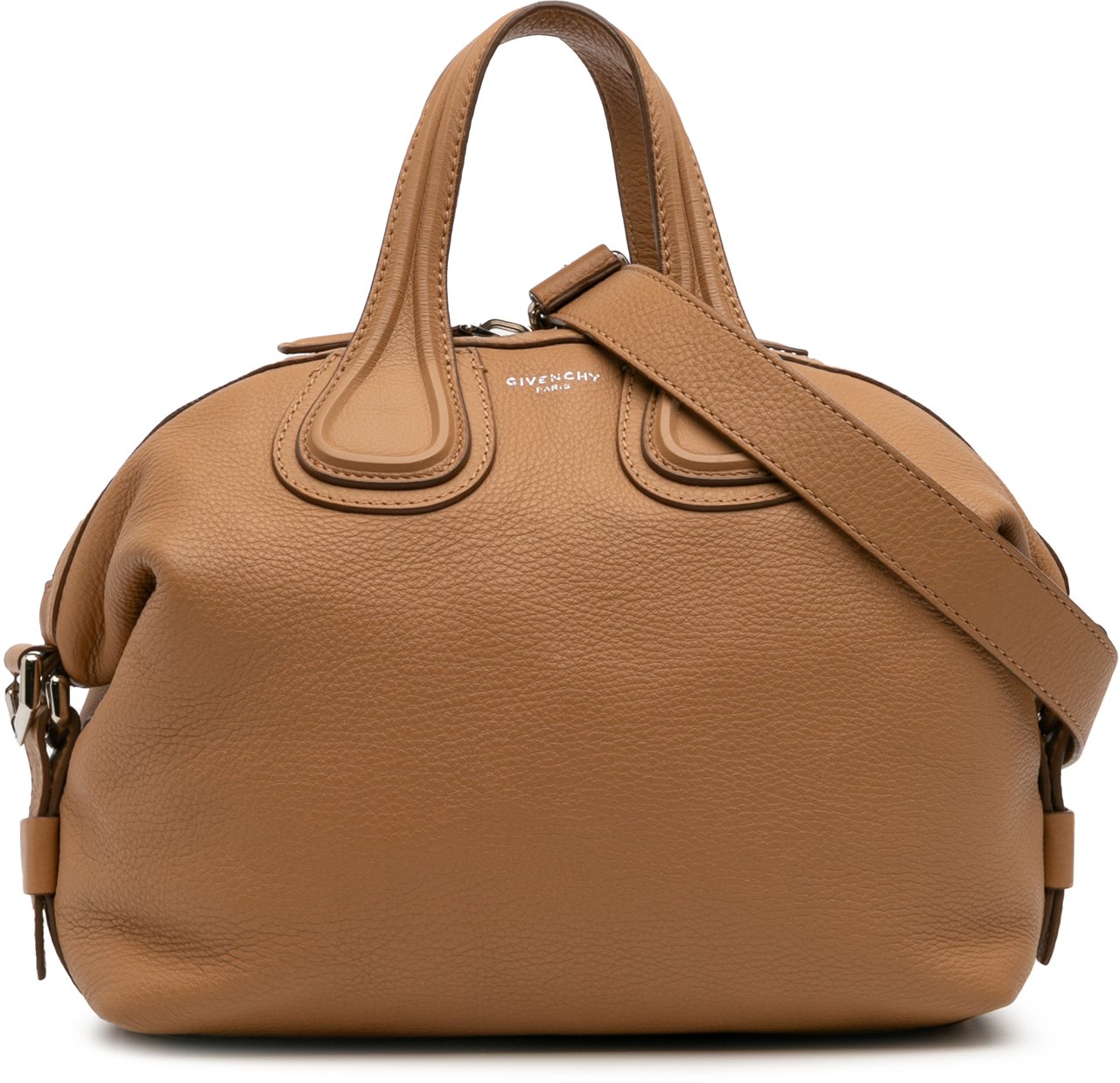 Givenchy Small Leather Nightingale Satchel Bruin