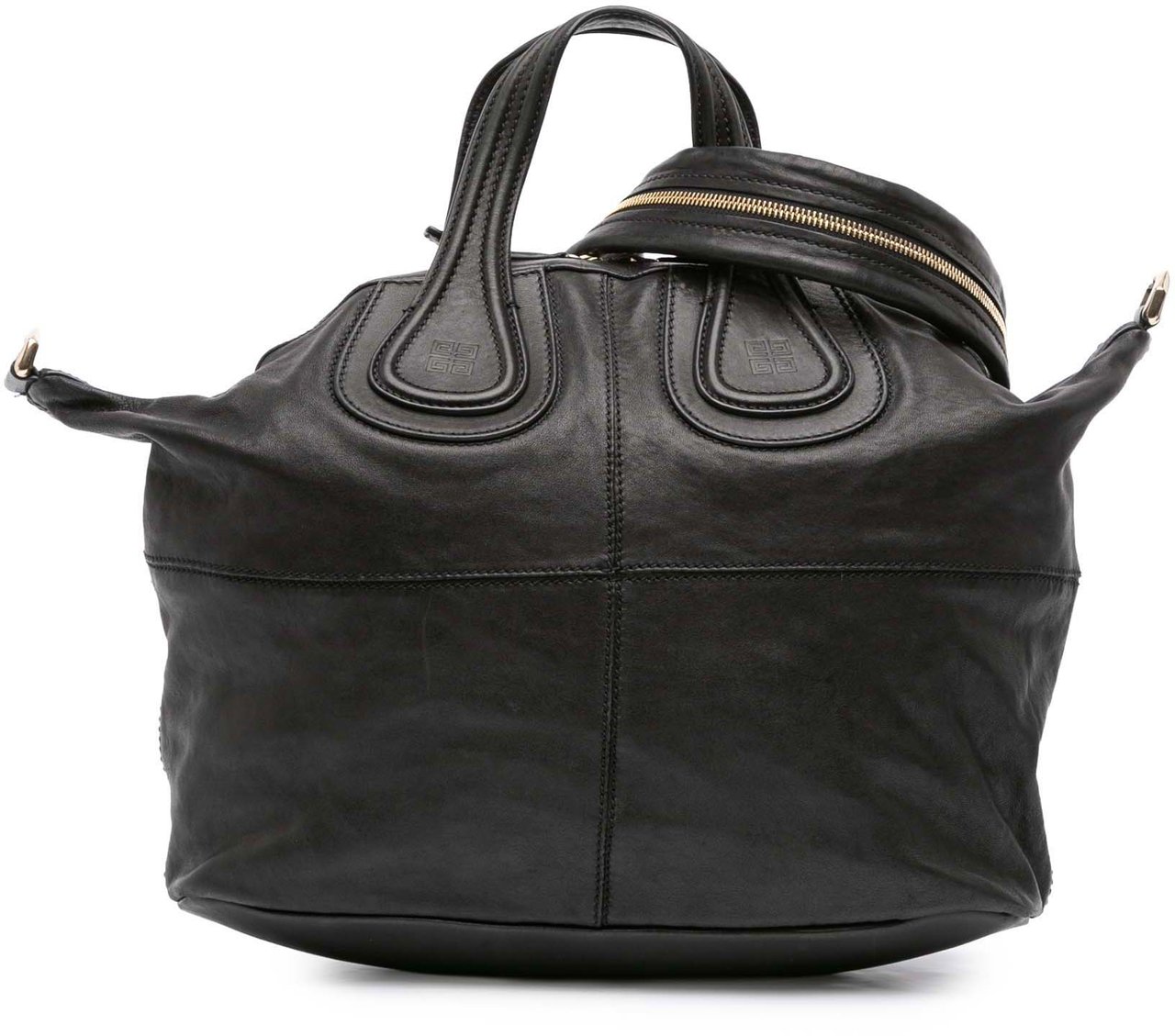 Givenchy Medium Lambskin Nightingale Satchel Zwart