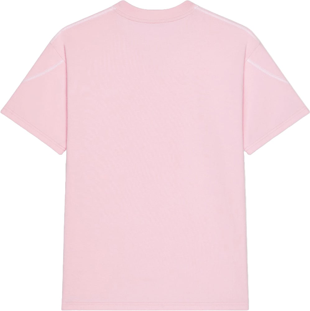 Givenchy COUTURE SEAM CONTRASTED STITCH T-SHIRT Roze