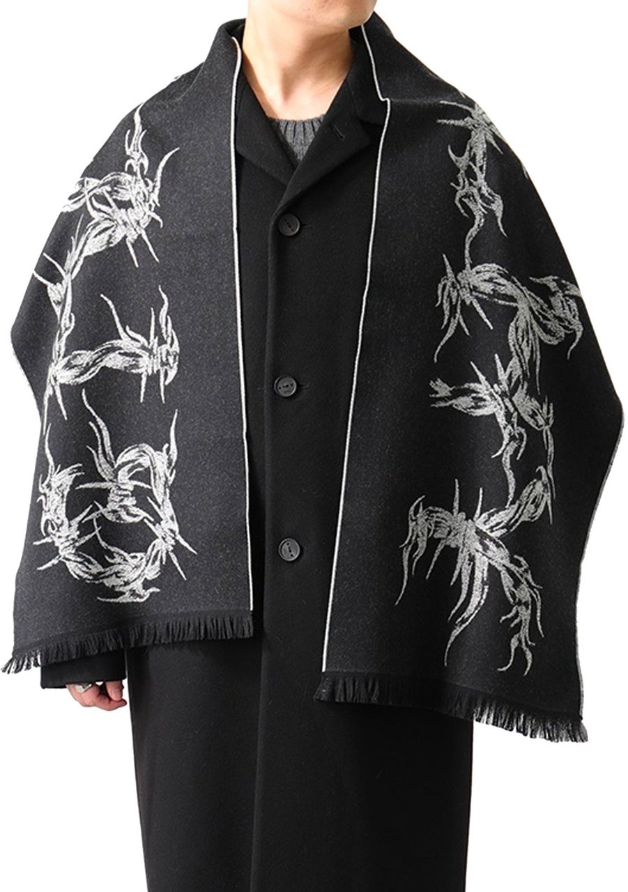 Givenchy Givenchy Wool Scarf Zwart