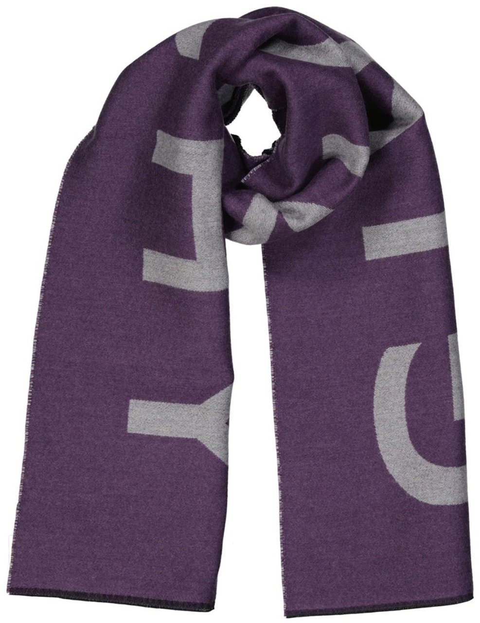 Givenchy Givenchy Wool Logo Scarf Paars