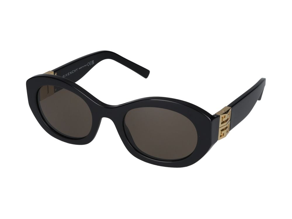Givenchy Black Bold Oversized Round Sunglasses Grijs