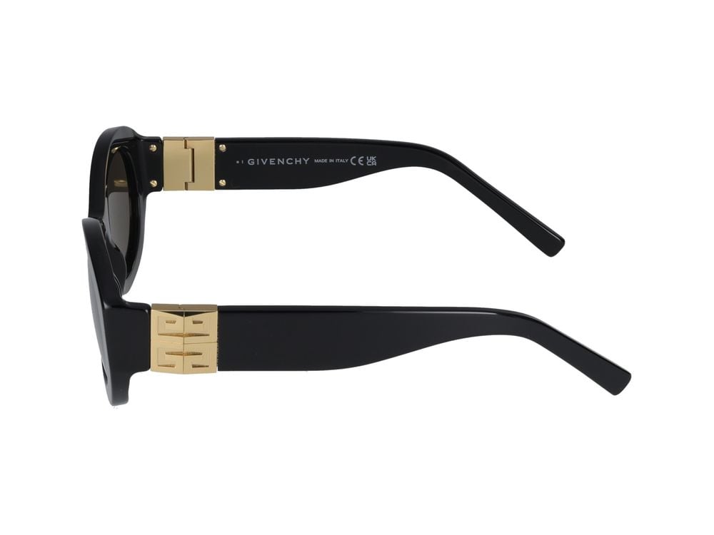 Givenchy Black Bold Oversized Round Sunglasses Grijs