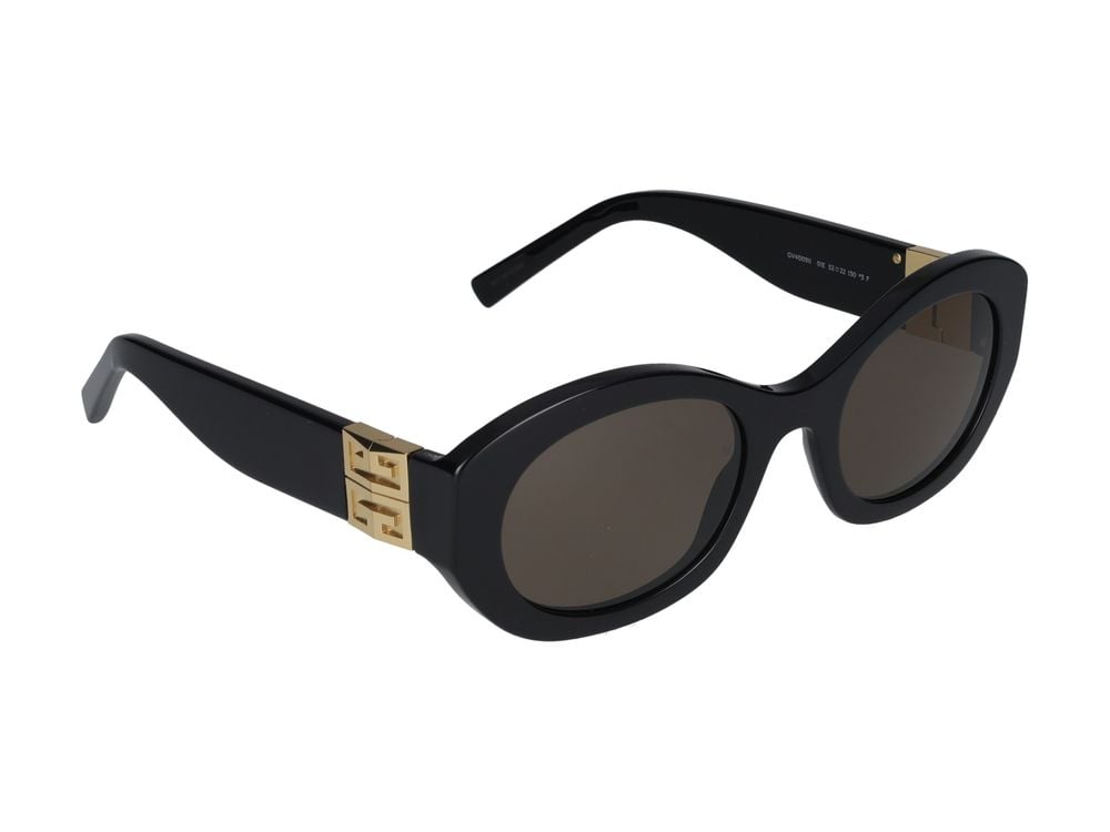 Givenchy Black Bold Oversized Round Sunglasses Grijs