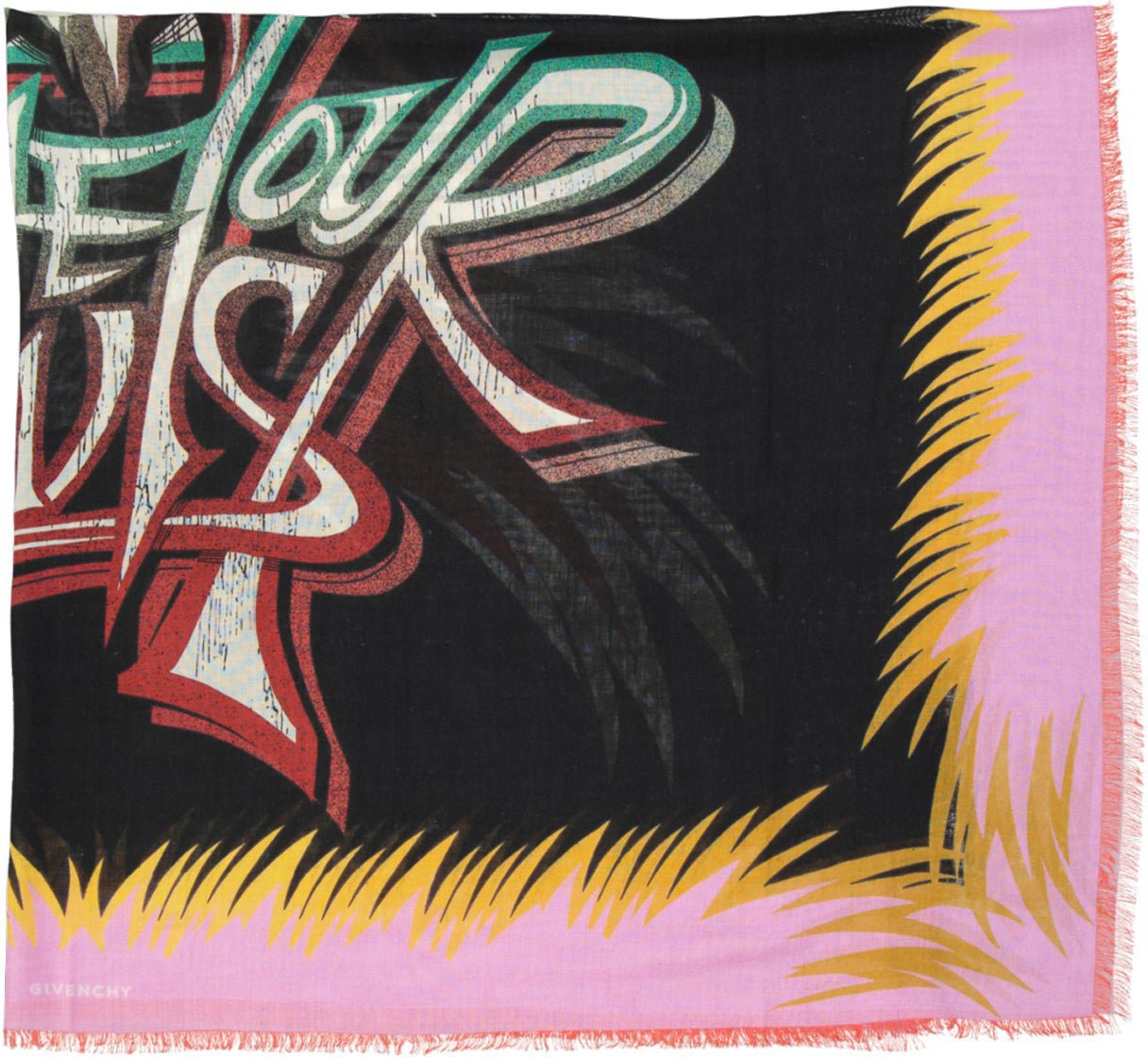 Givenchy Givenchy Cashmire Square Scarf Zwart