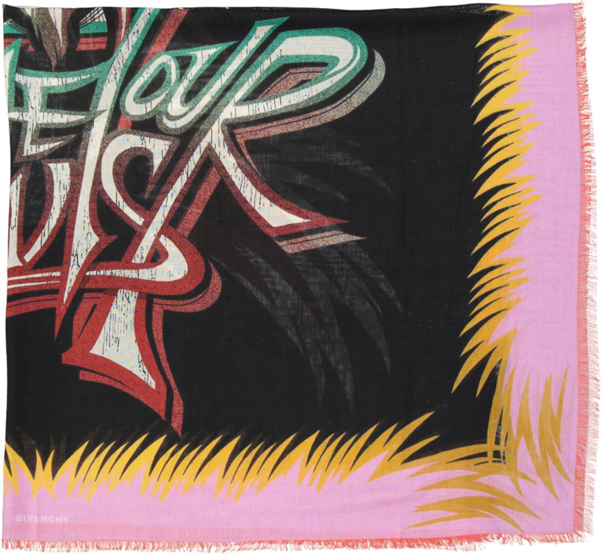 Givenchy Givenchy Cashmire Square Scarf Zwart