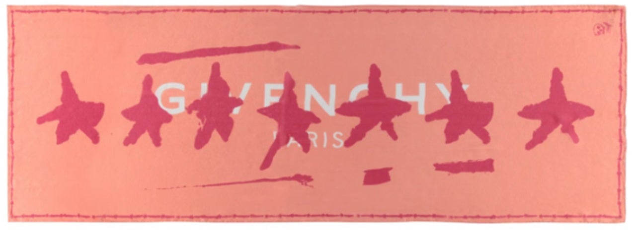 Givenchy Givenchy Logo Silk Scarf Oranje