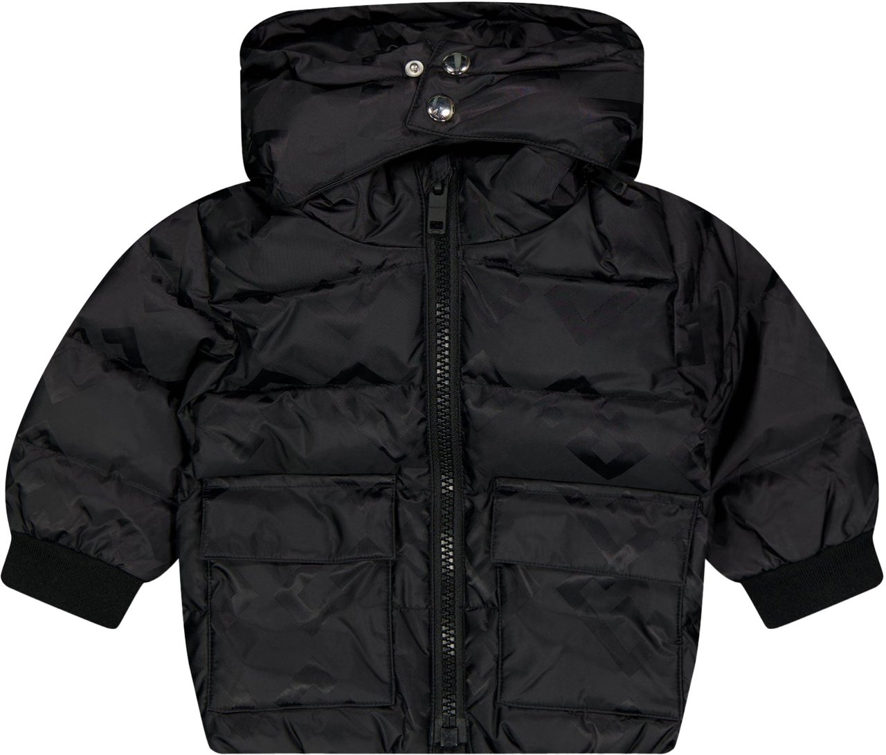 Givenchy Givenchy Baby Unisex Winterjas In Zwart Zwart