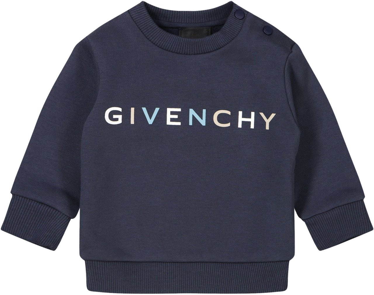 Givenchy Givenchy Baby Unisex Trui In Navy Blauw