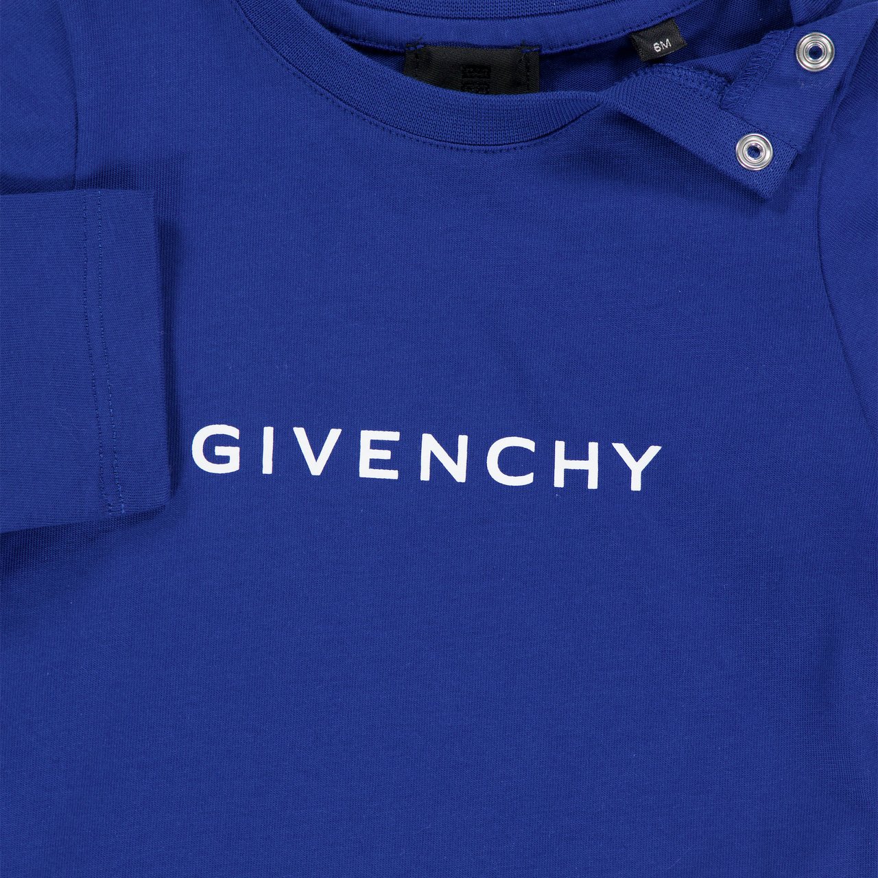 Givenchy Givenchy Baby Jongens T-Shirt In Cobalt Blauw Blauw