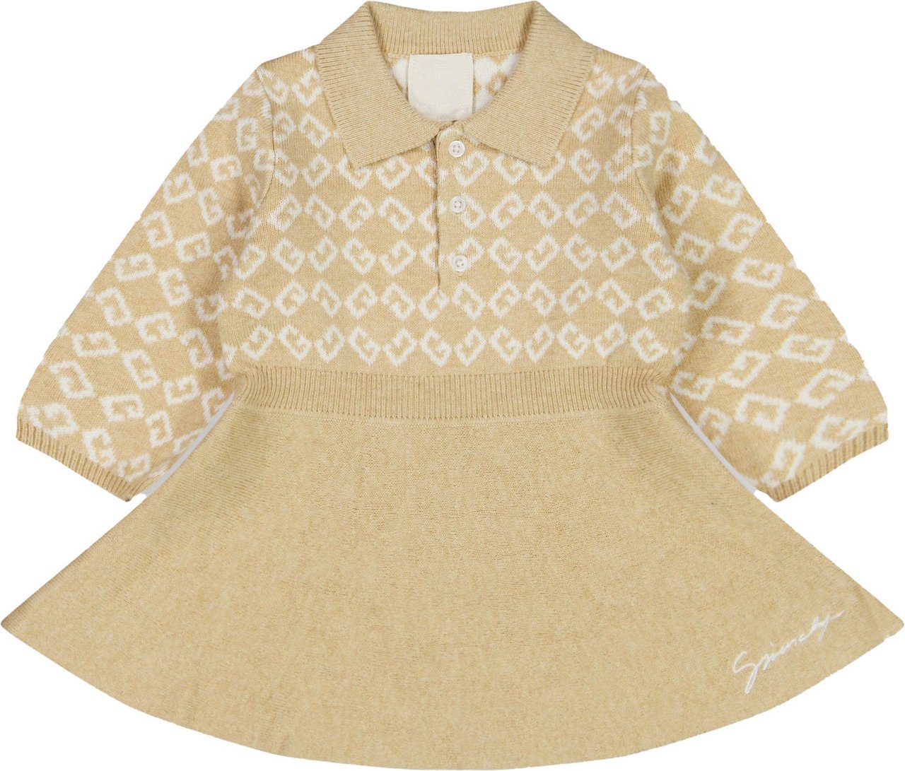 Givenchy Givenchy Baby Meisjes Jurk In Beige Beige