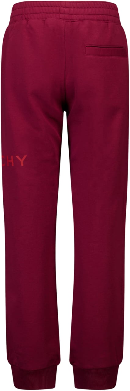 Givenchy Givenchy Kinder Jongens Broek In Bordeaux Rood