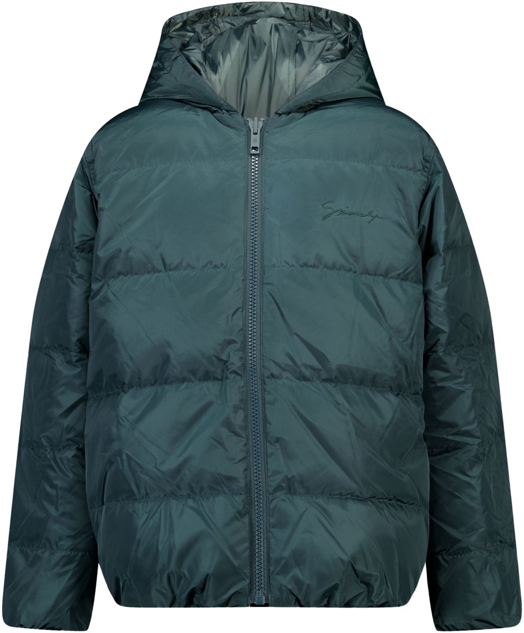 Givenchy Givenchy Kinder Jongens Winterjas In Donker Groen Groen