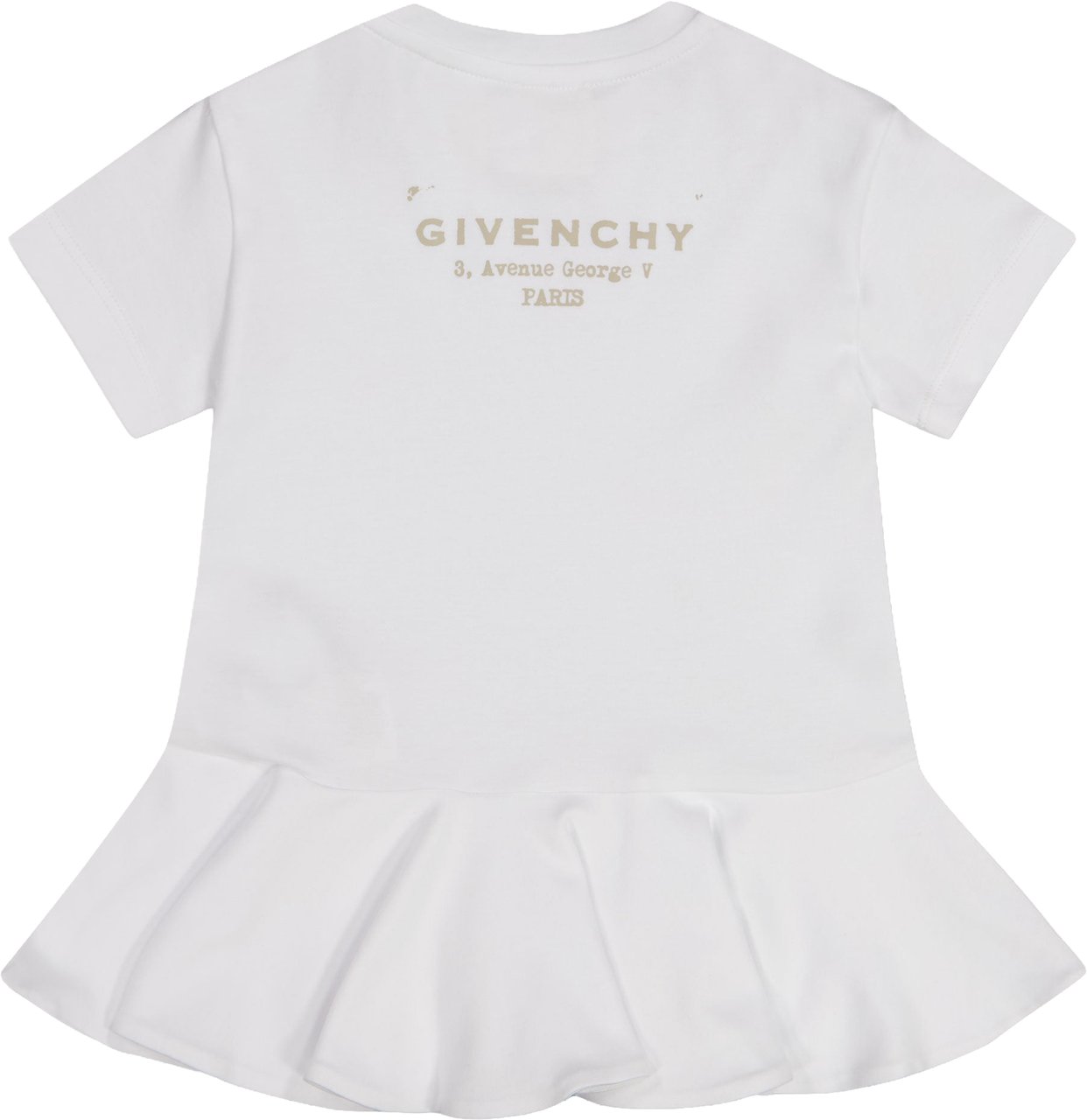 Givenchy Givenchy Baby Meisjes Jurk In Wit Wit