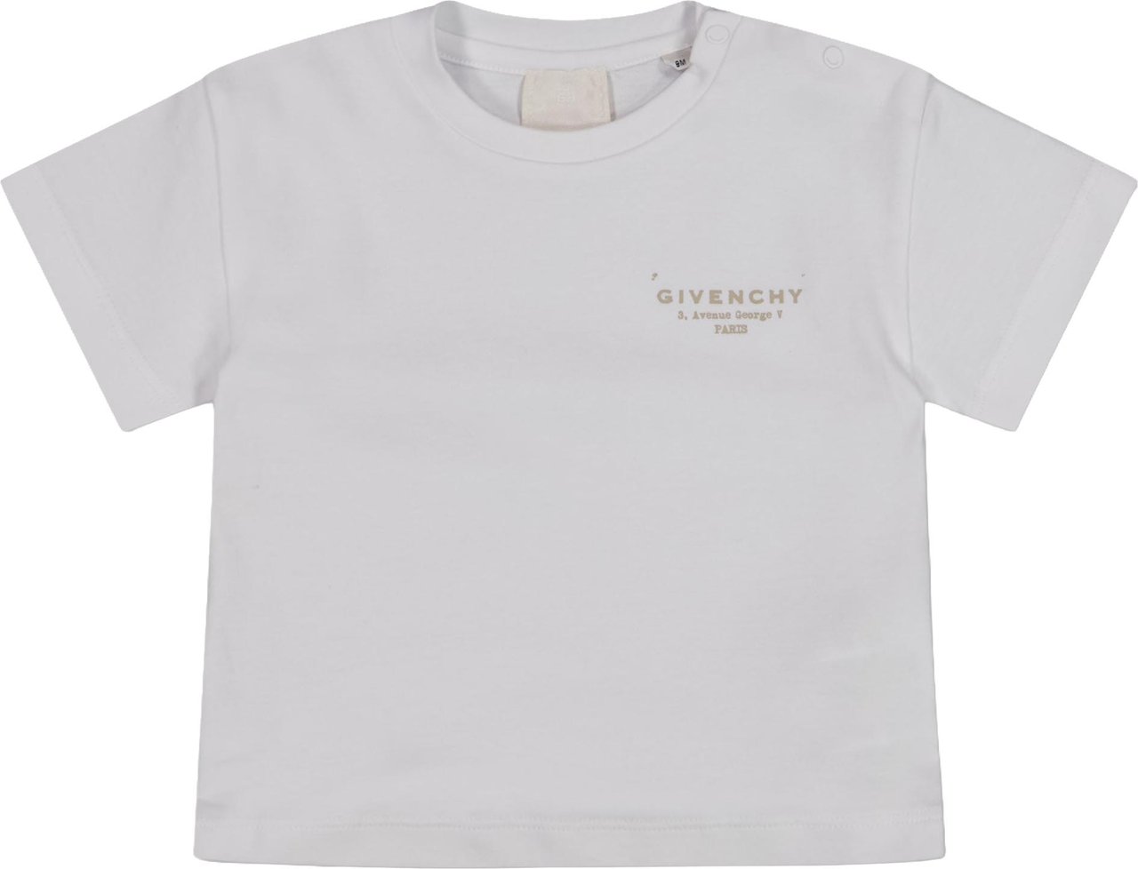 Givenchy Baby Jongens T-Shirt In Wit Wit