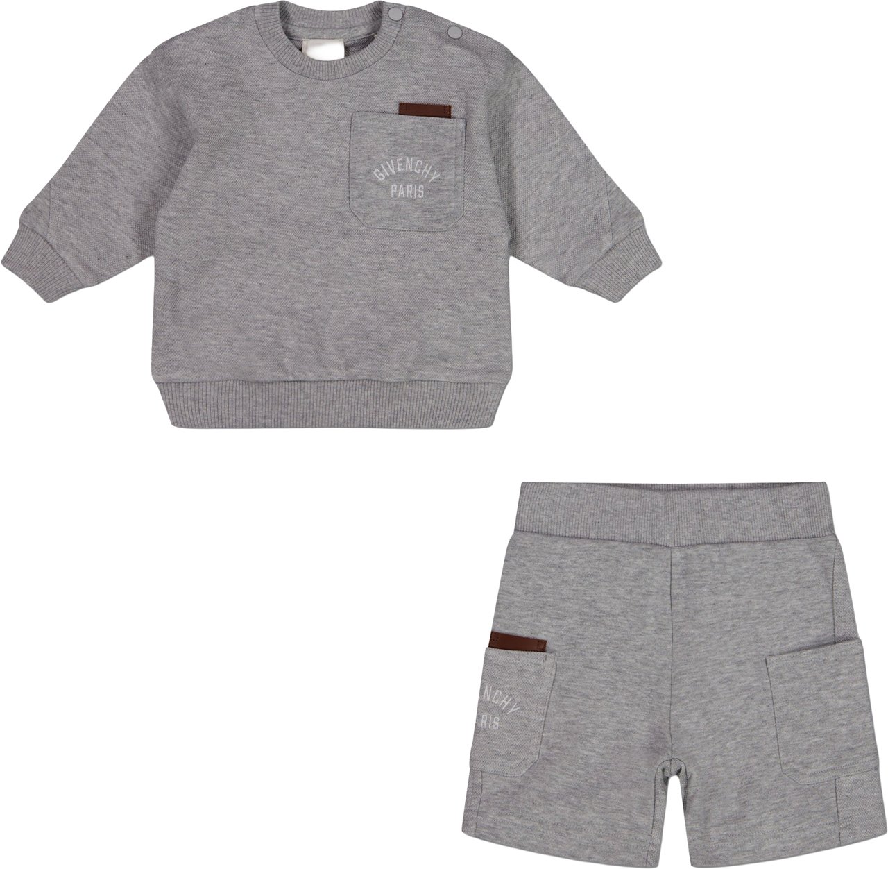 Givenchy Givenchy Baby Jongens Setje In Grijs Grijs