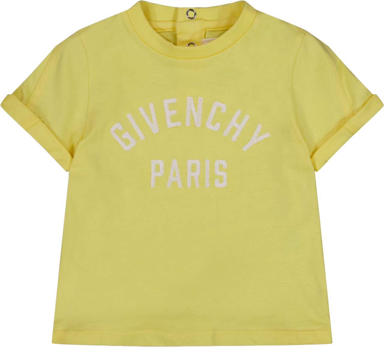 Givenchy Baby Jongens T-Shirt In Geel Geel