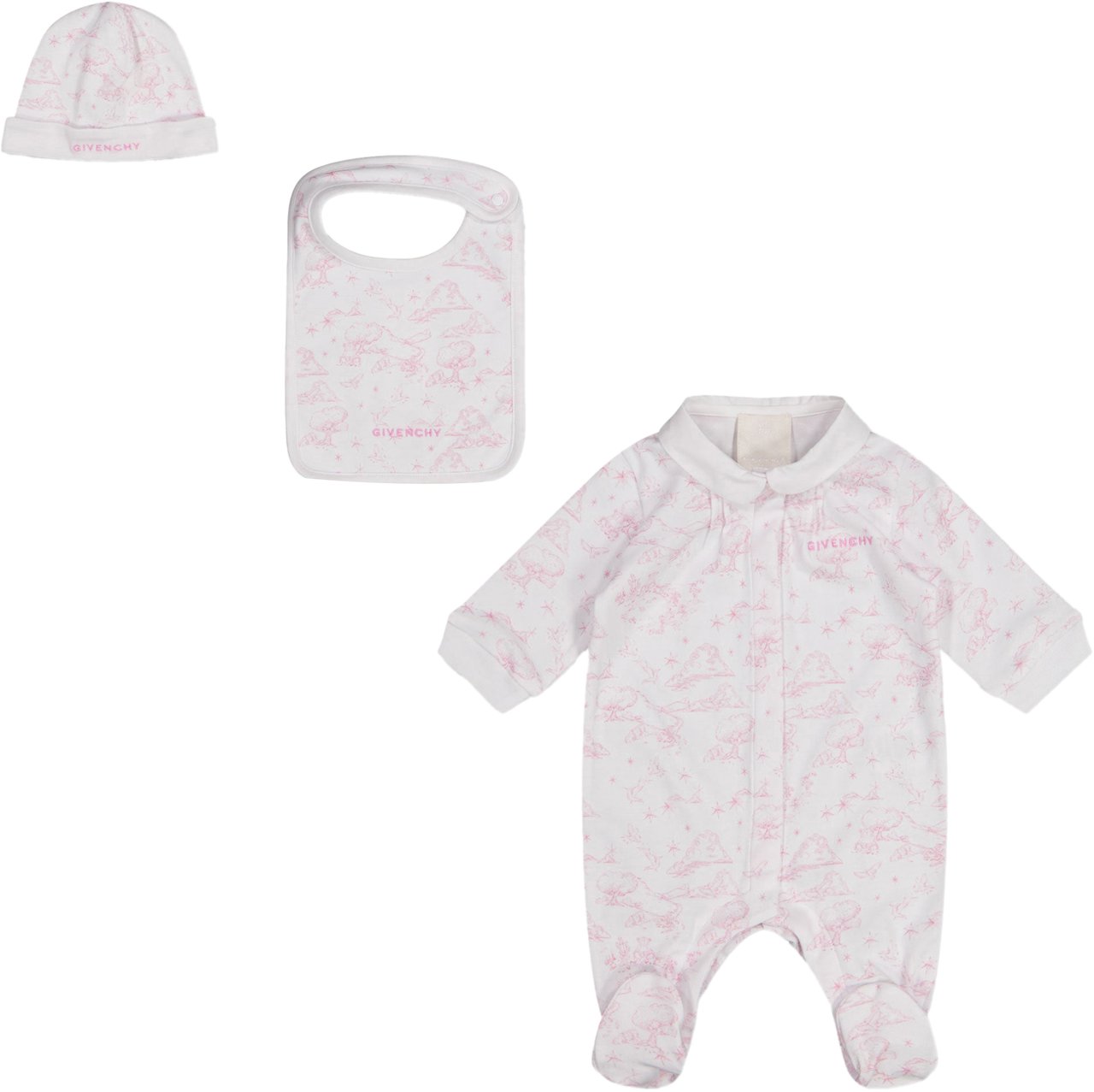 Givenchy Givenchy Baby Meisjes Boxpakje In Licht Roze Roze