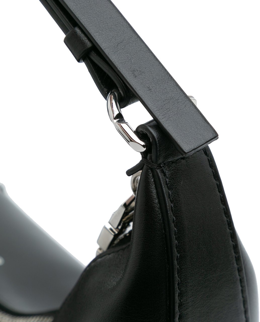 Givenchy Medium Leather Moon Cut Out Bag Zwart