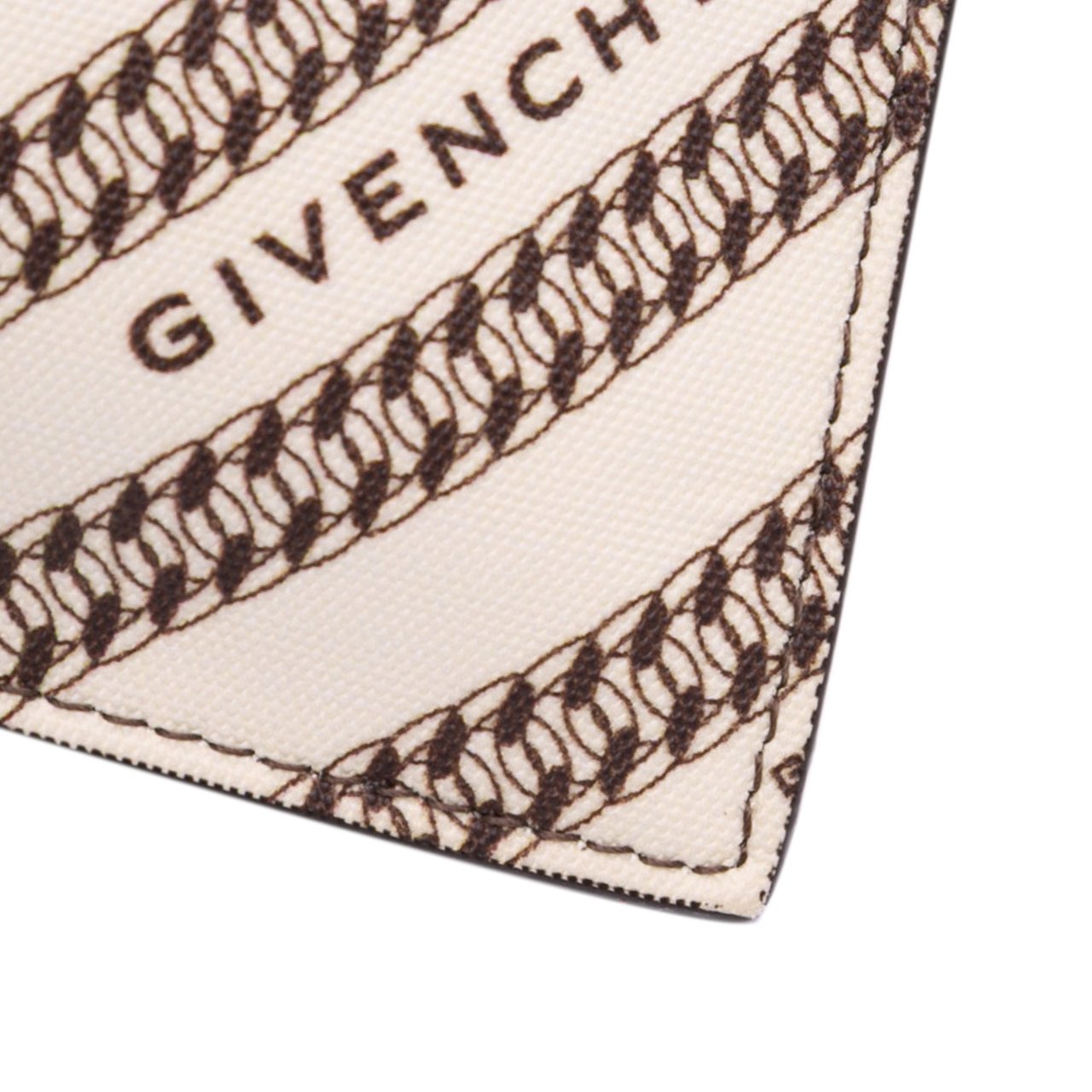 Givenchy Canvas Logo Clutch Bruin