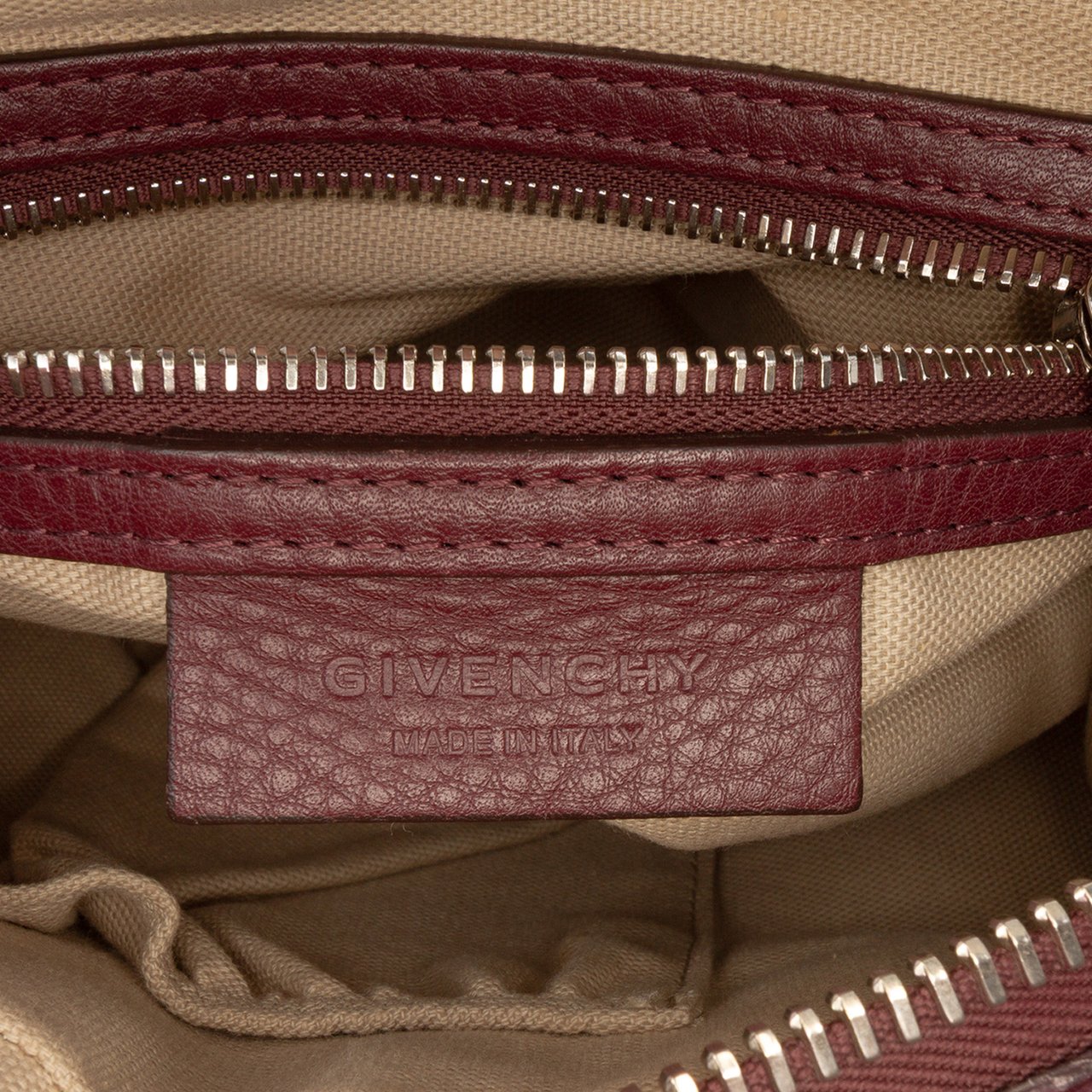 Givenchy Micro Leather Nightingale Satchel Rood