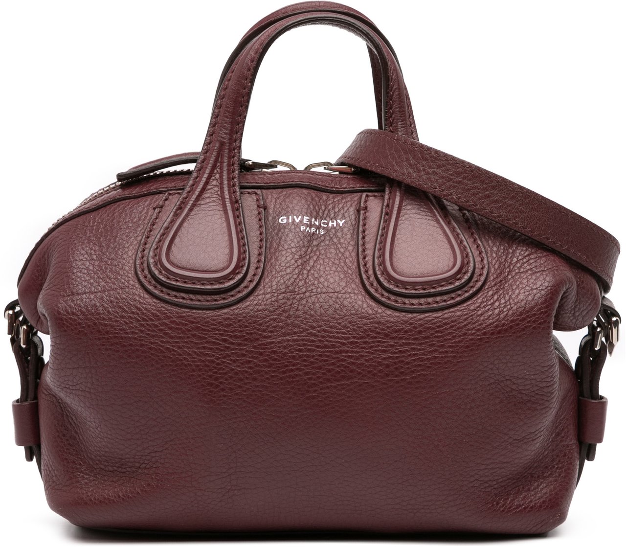 Givenchy Micro Leather Nightingale Satchel Rood