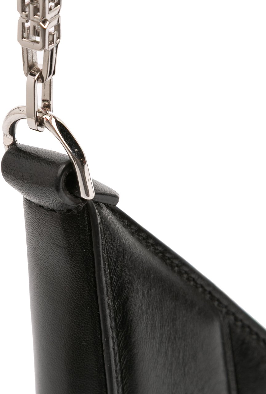 Givenchy Small Leather Cut Out Satchel Zwart