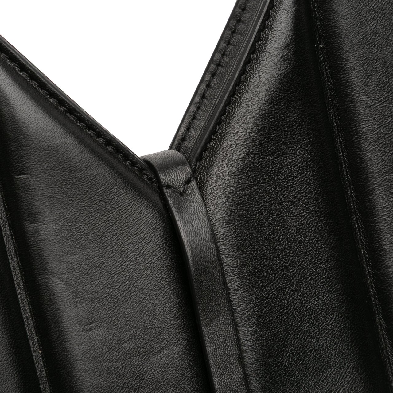 Givenchy Small Leather Cut Out Satchel Zwart