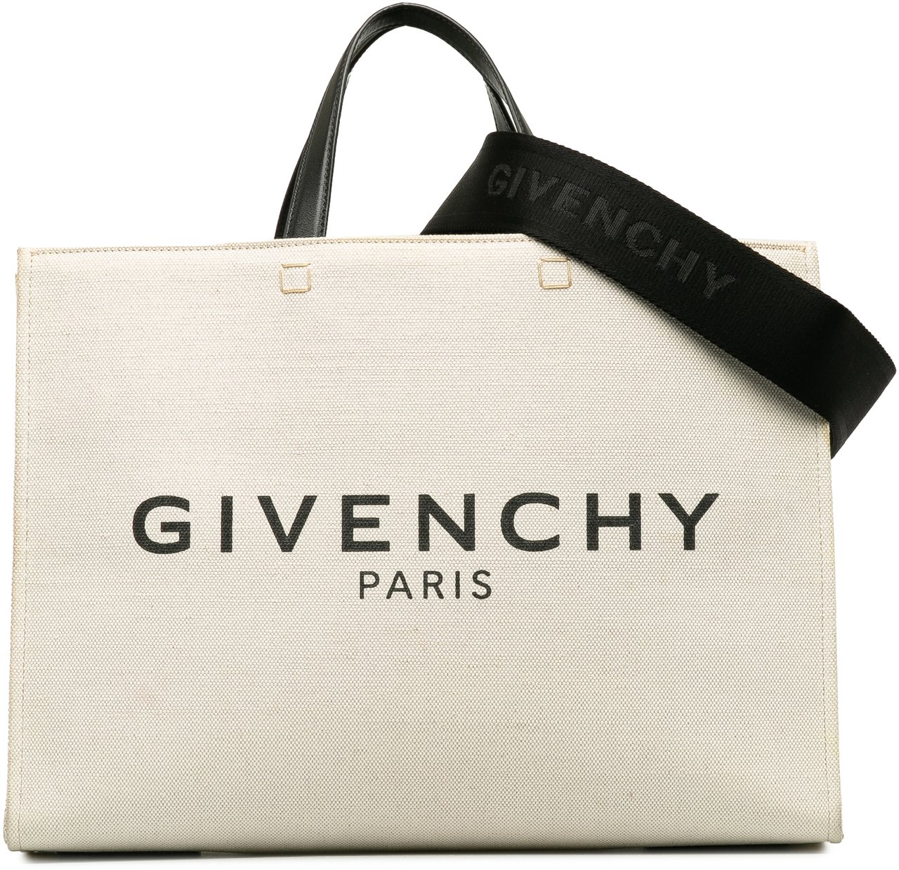 Givenchy Canvas Medium G-Tote Shopping Bag Bruin