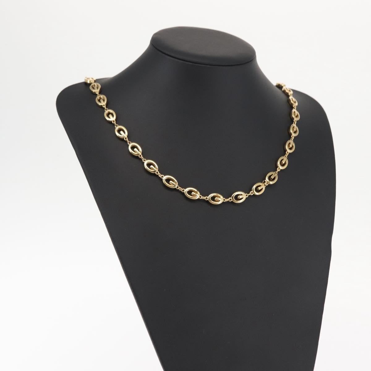 Givenchy Givenchy Rounded G Link Choker Necklace Metal Goud