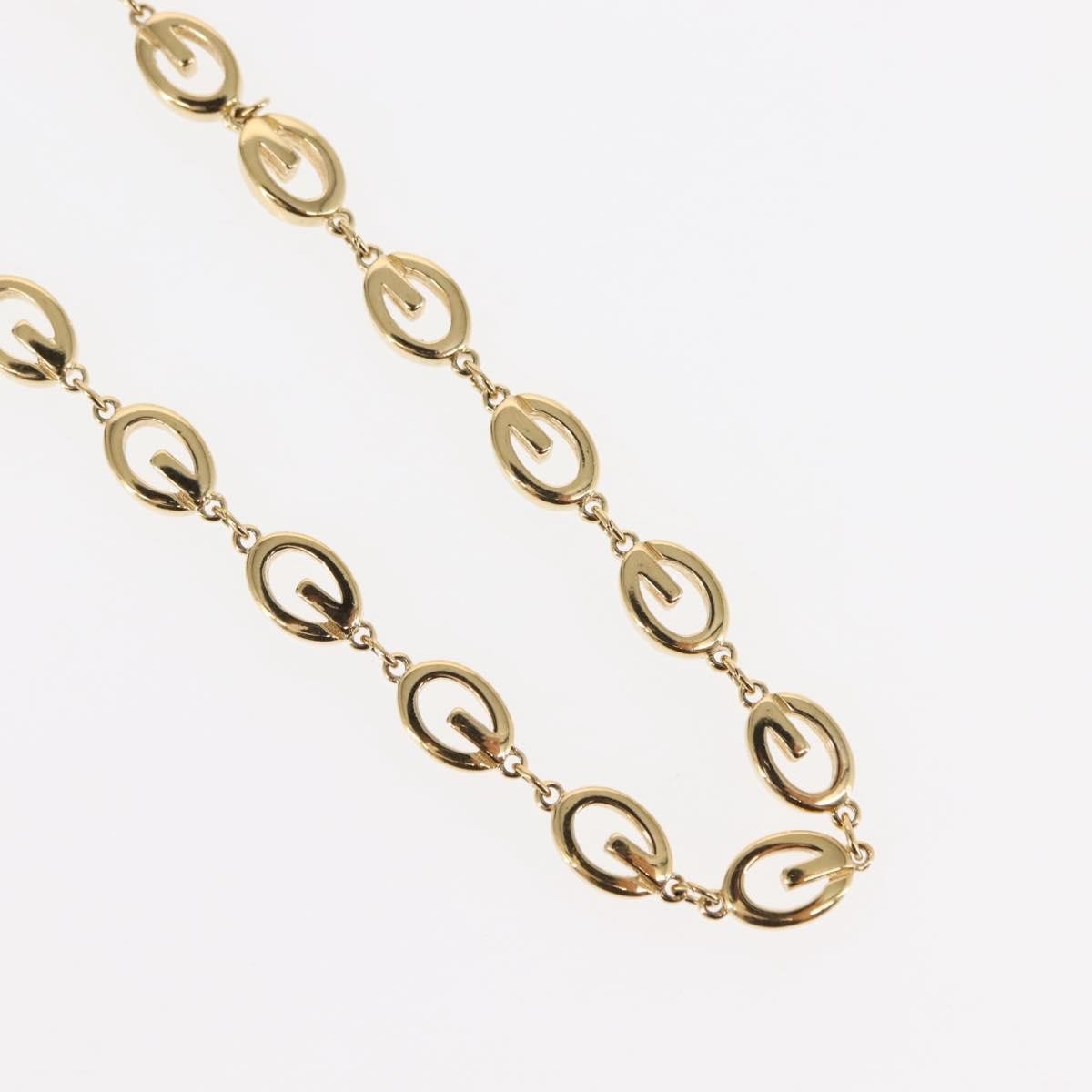 Givenchy Givenchy Rounded G Link Choker Necklace Metal Goud