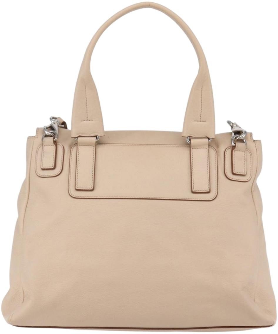 Givenchy Givenchy Pandora Pure Satchel Leather Medium Beige