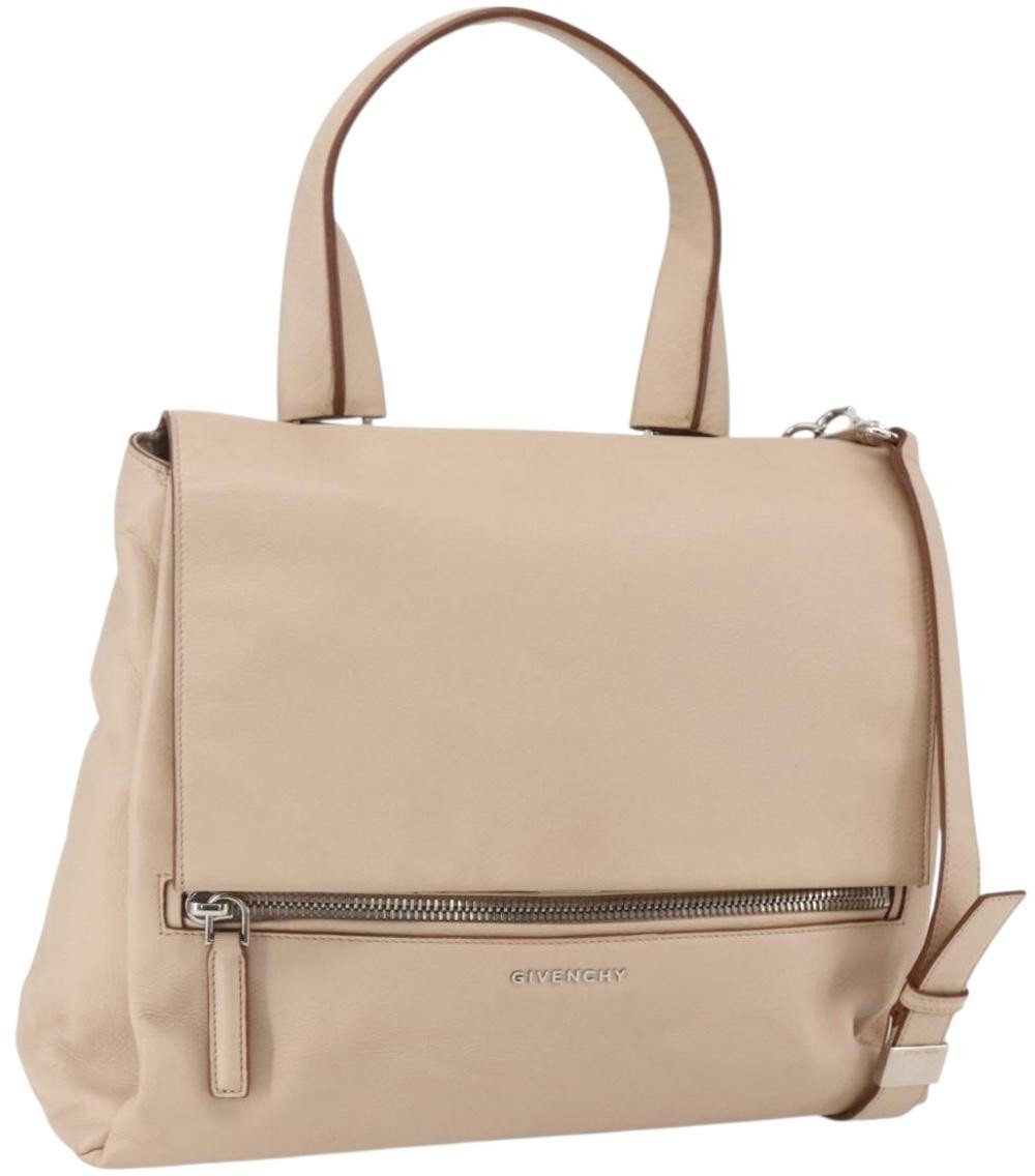 Givenchy Givenchy Pandora Pure Satchel Leather Medium Beige