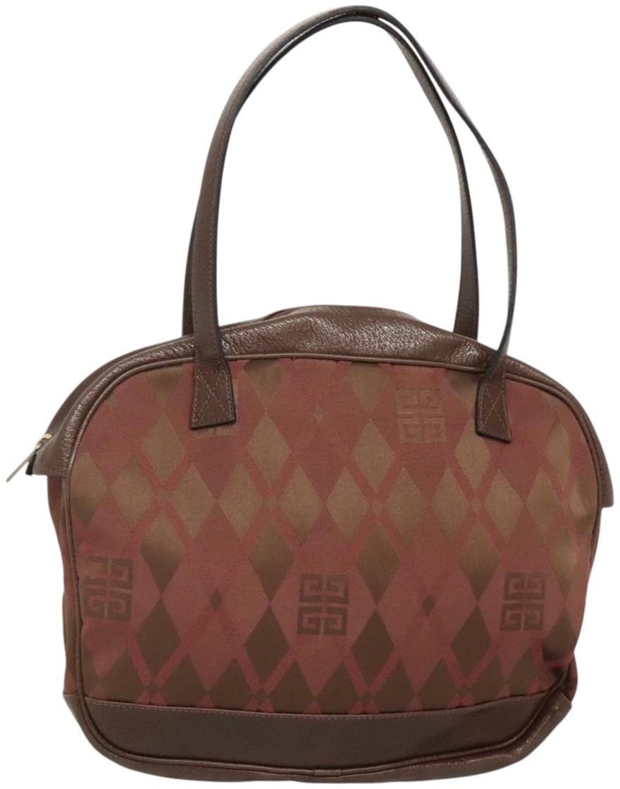 Givenchy Givenchy Antigona Bag Canvas and Leather Small Bruin