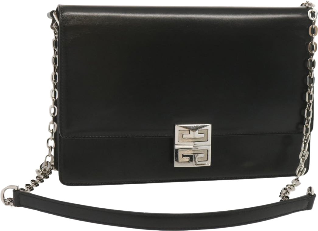 Givenchy 4G Shoulder Bag Leather Medium Zwart