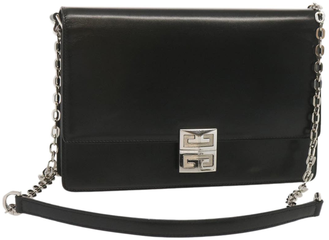 Givenchy Givenchy 4G Chain Crossbody Bag Leather Small Zwart