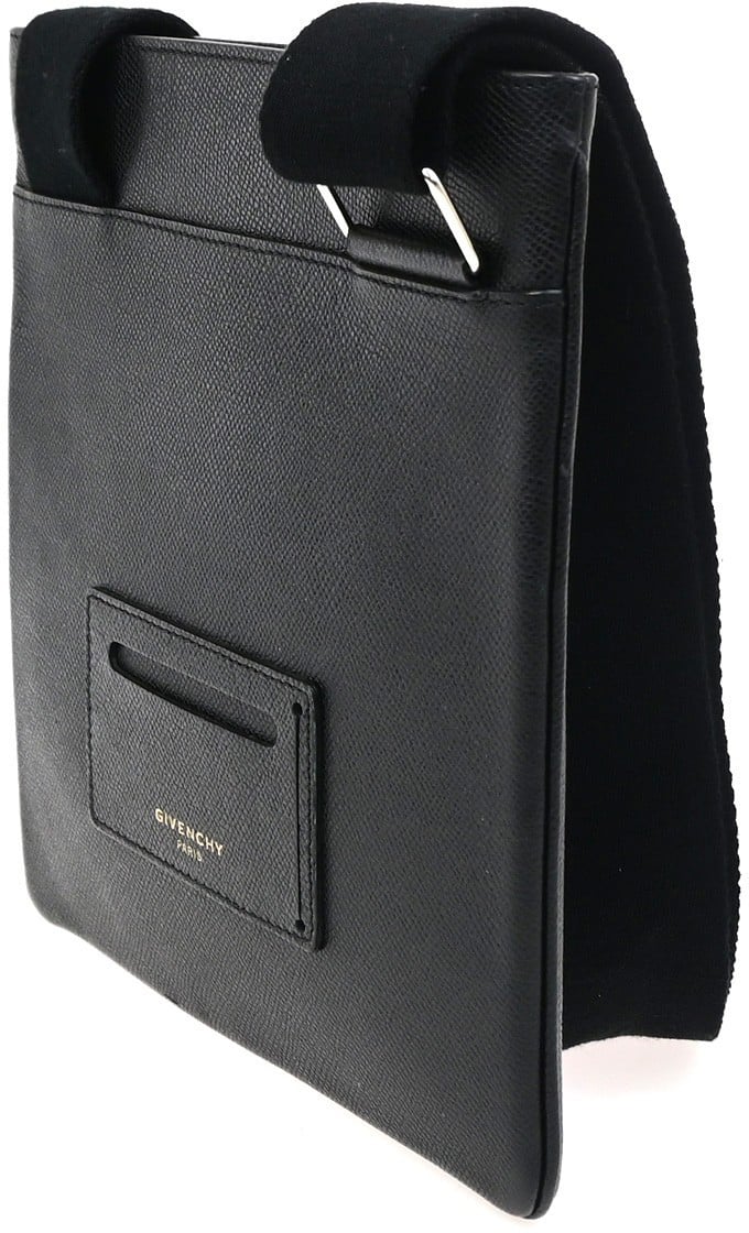 Givenchy Logo Messenger Leather Medium Zwart