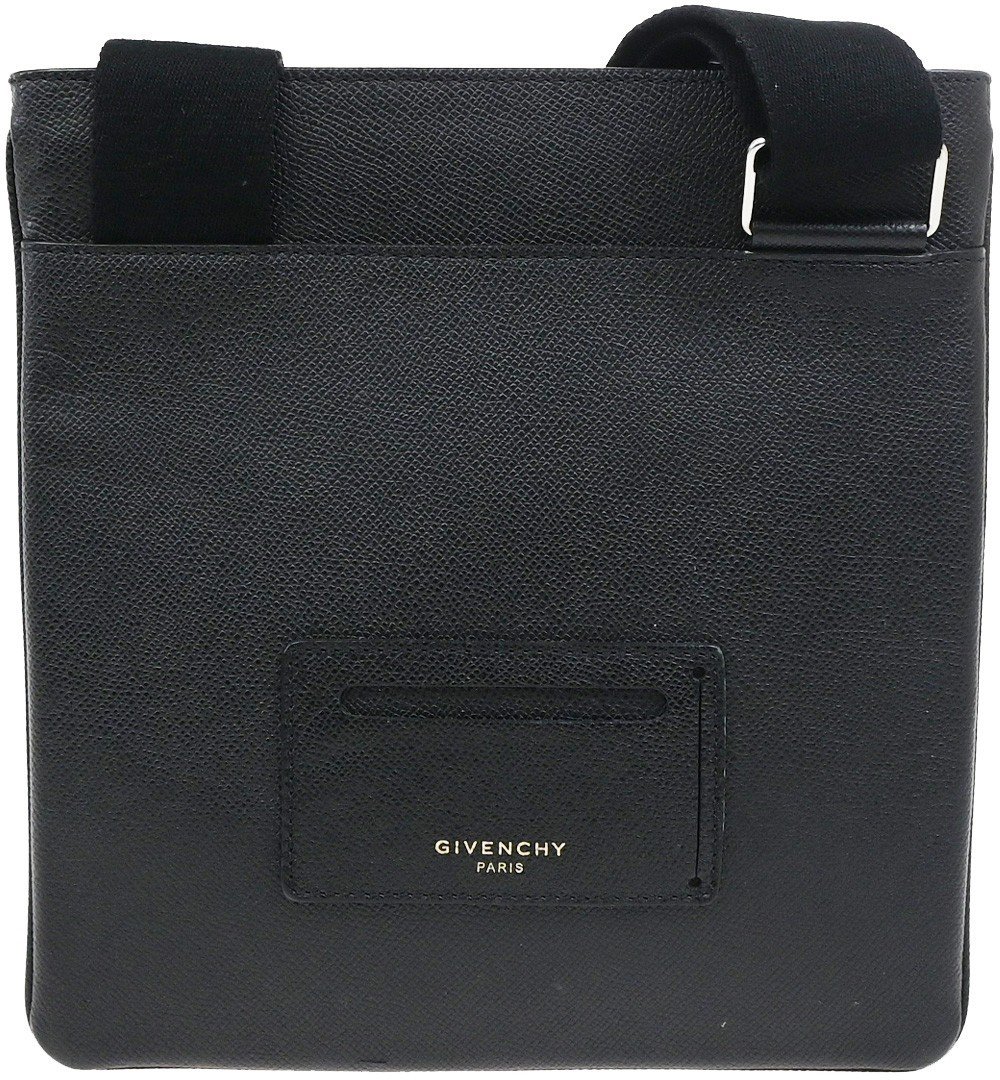 Givenchy Logo Messenger Leather Medium Zwart
