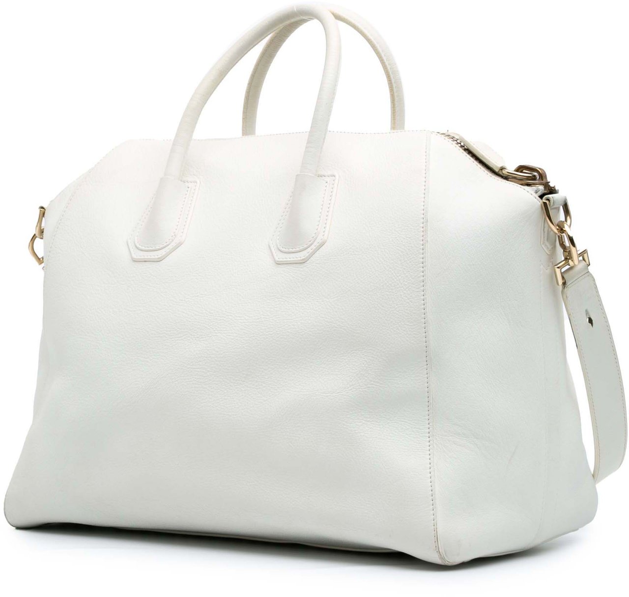 Givenchy Large Leather Antigona Satchel Wit
