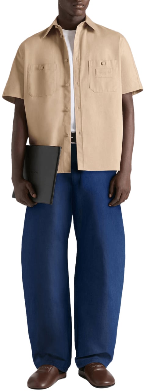 Givenchy Shirt met korte mouwen, beige Beige