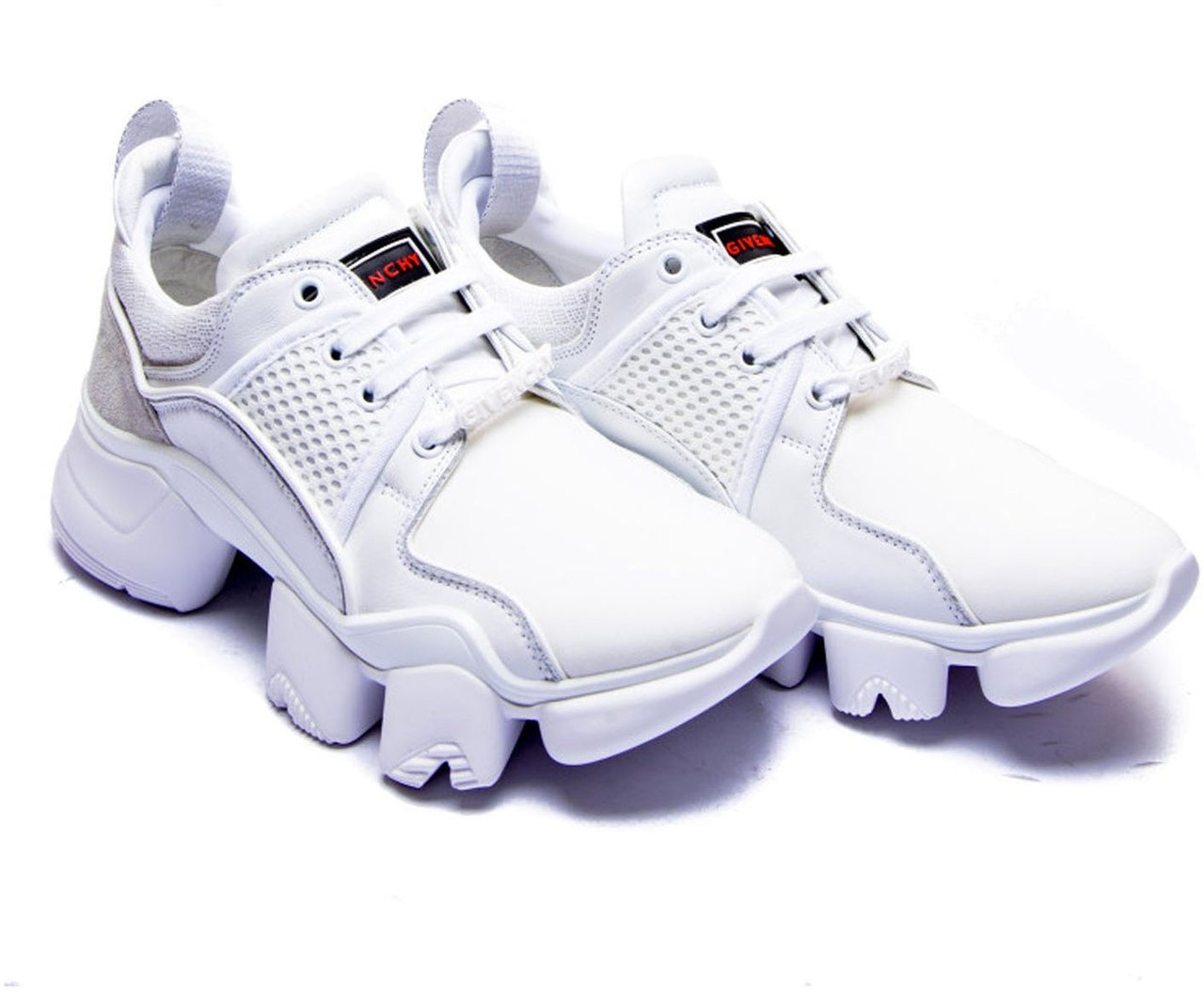 Givenchy Givenchy Jaw Leather Sneakers Wit