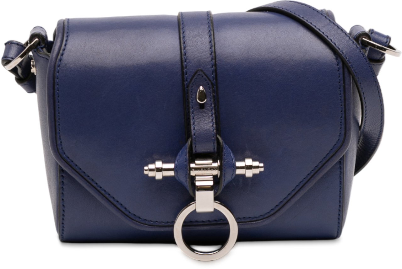 Givenchy Small Leather Obsedia Crossbody Blauw
